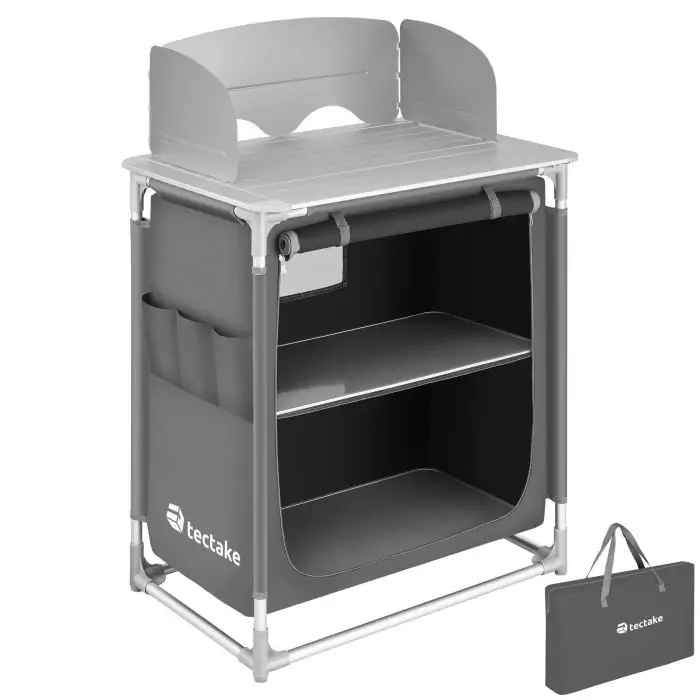 Kuchnia kempingowa klasy premium z aluminiową ramą i 2 przegrodami Premium 