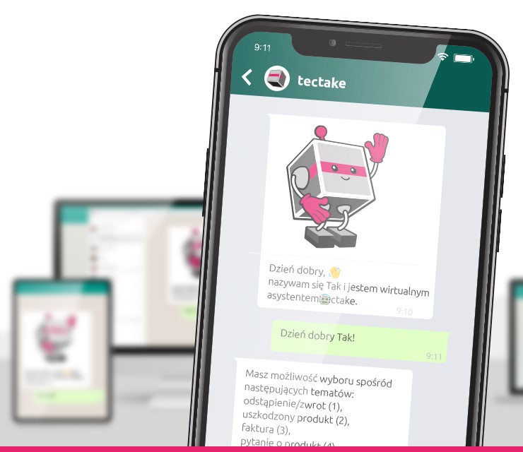 Kontakt i obsługa klienta przez WhatsApp